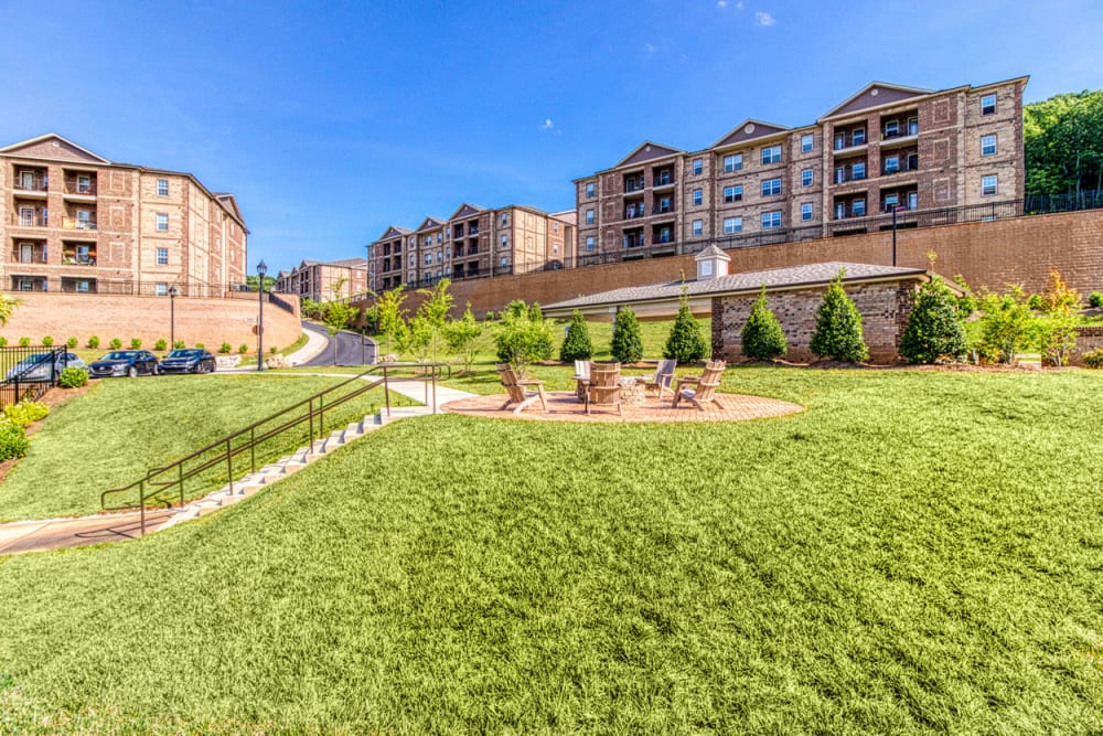 Great lawn with plenty of walking paths and close to Lakes, greenbelts, parks and golf courses Greymont Village in Asheville, North Carolina