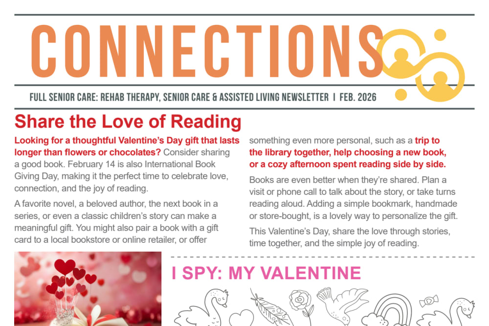 February 2026 Newsletter at Montello Care Center in Montello, Wisconsin