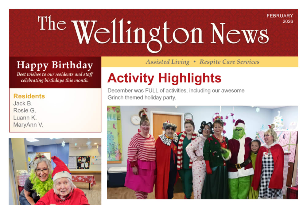 February 2026 Newsletter at Wellington Place at Hartford in Hartford, Wisconsin