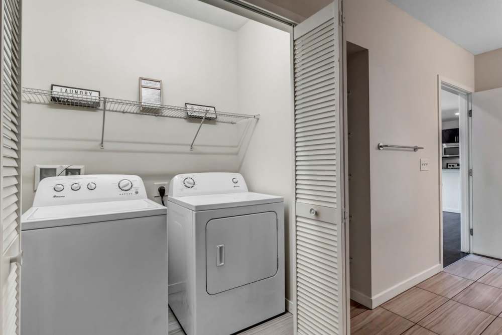 Laundry facility at Citrus Run Apartments in Tampa, Florida