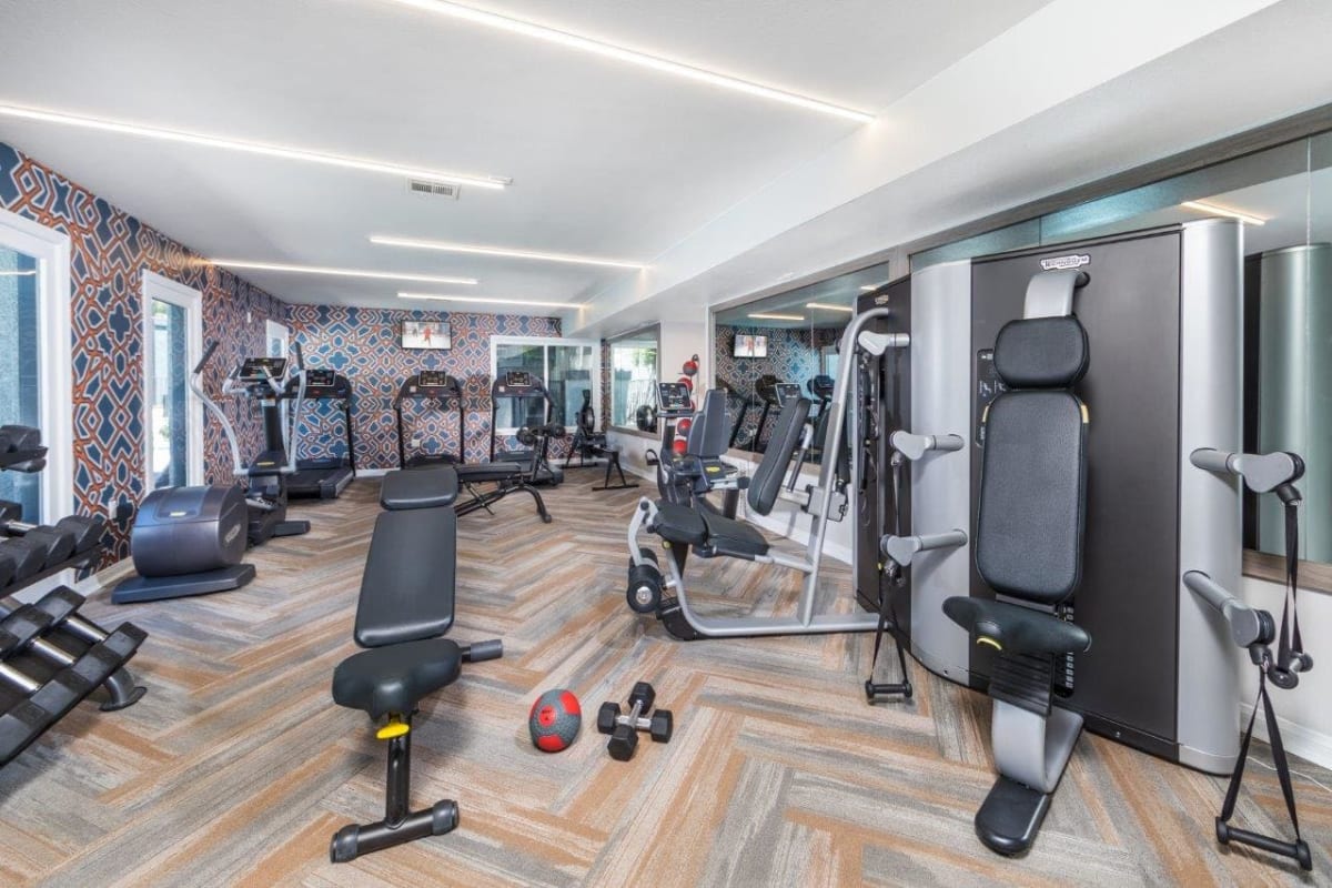 Fitness Center at Hensley at Corona Pointe in Corona, California