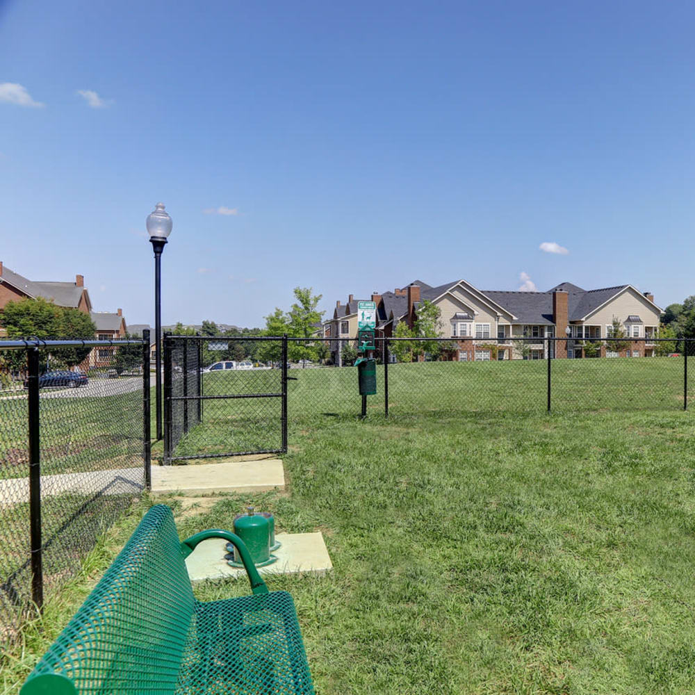 Dog park at Deerfield at Providence in Mt. Juliet, Tennessee