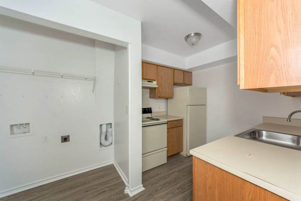 View of walk-in closets from kitchen at Lakeview Of Ardmore in Ardmore, Oklahoma