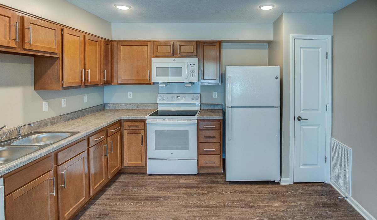 Kitchen with oven at McKay Manor in Breese, Illinois