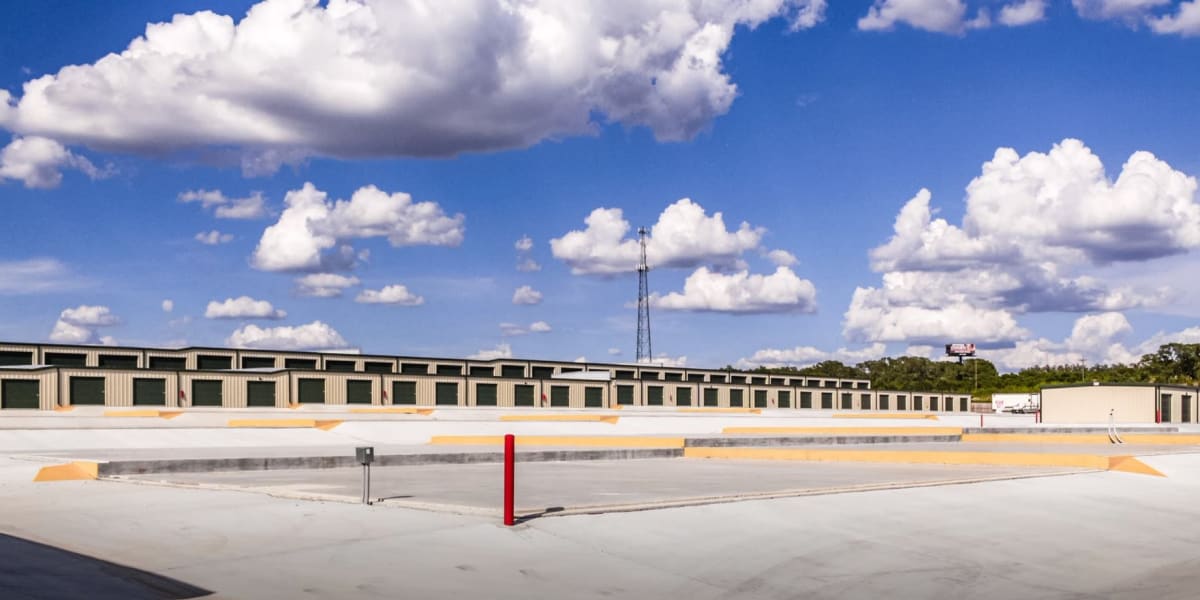 Drive-up storage units at Another Closet Storage in Boerne, Texas