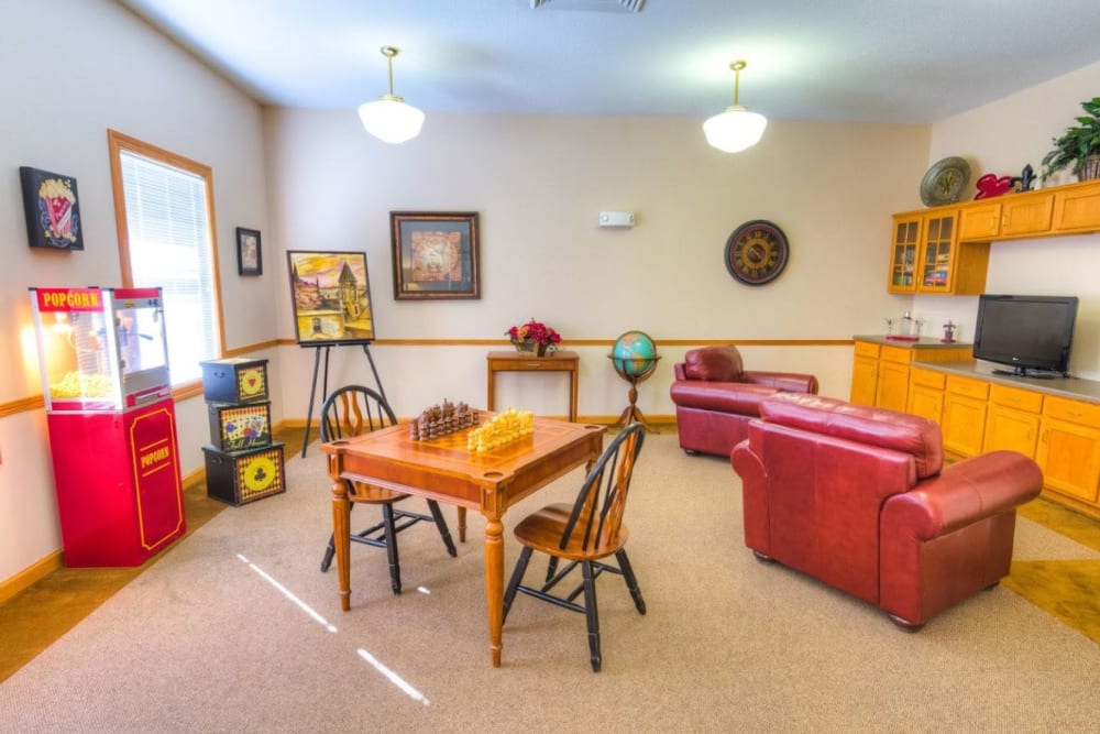 Multi purpose activity room at Addington Place of Burlington in Burlington, Iowa