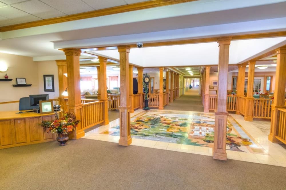 Lobby at Addington Place of Burlington in Burlington, Iowa