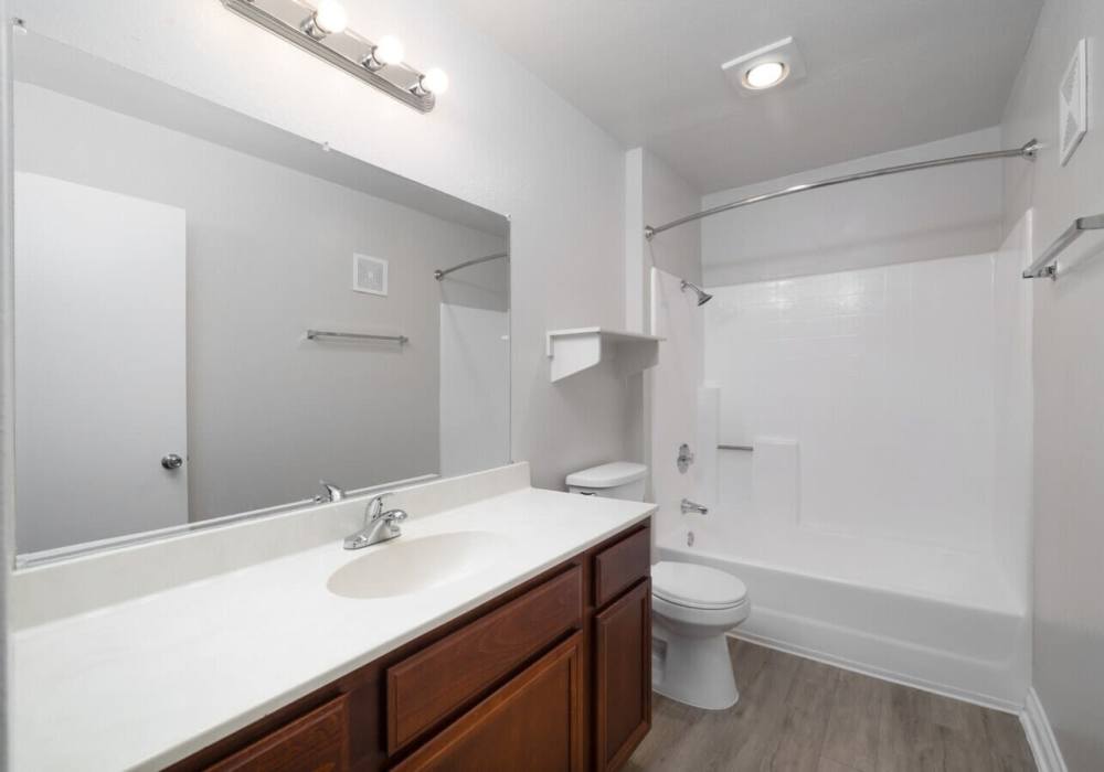 Bathroom with a bathtub at Shadowridge Summerwind in Vista. CA
