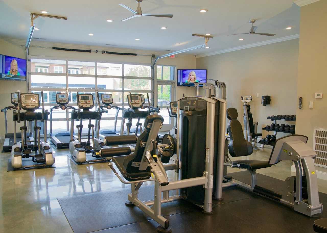 State-of-the-art gym at Encore North in Greensboro, North Carolina