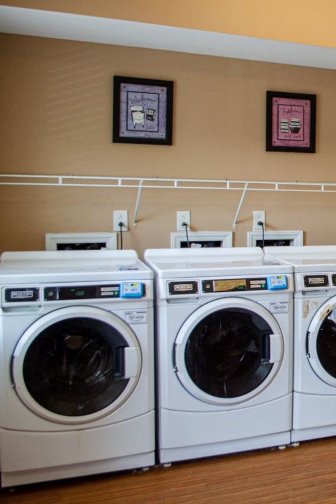 Washing machines at Vista Villa in Charlotte, North Carolina