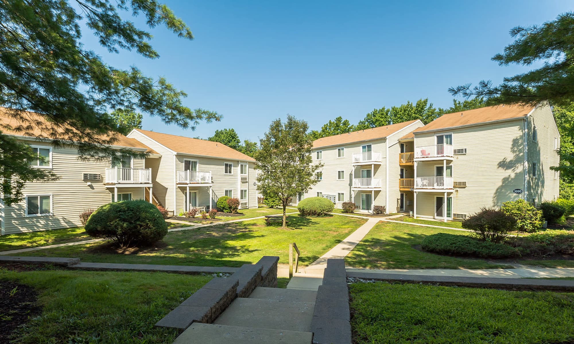 Courtyard at a First Montgomery Group property