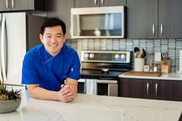 Chef Alvin Tsao at Murano in Seattle, Washington