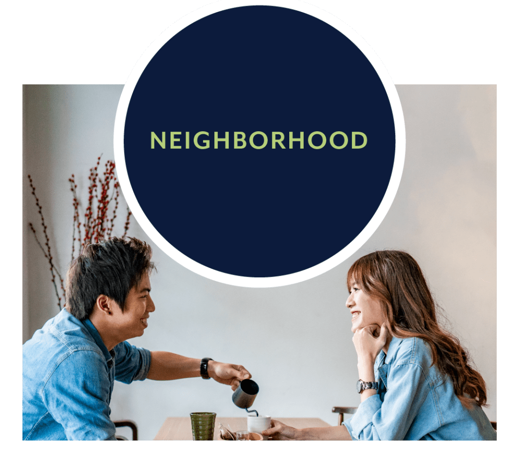 Neighborhood at Windsor Commons Apartments in Baltimore, Maryland