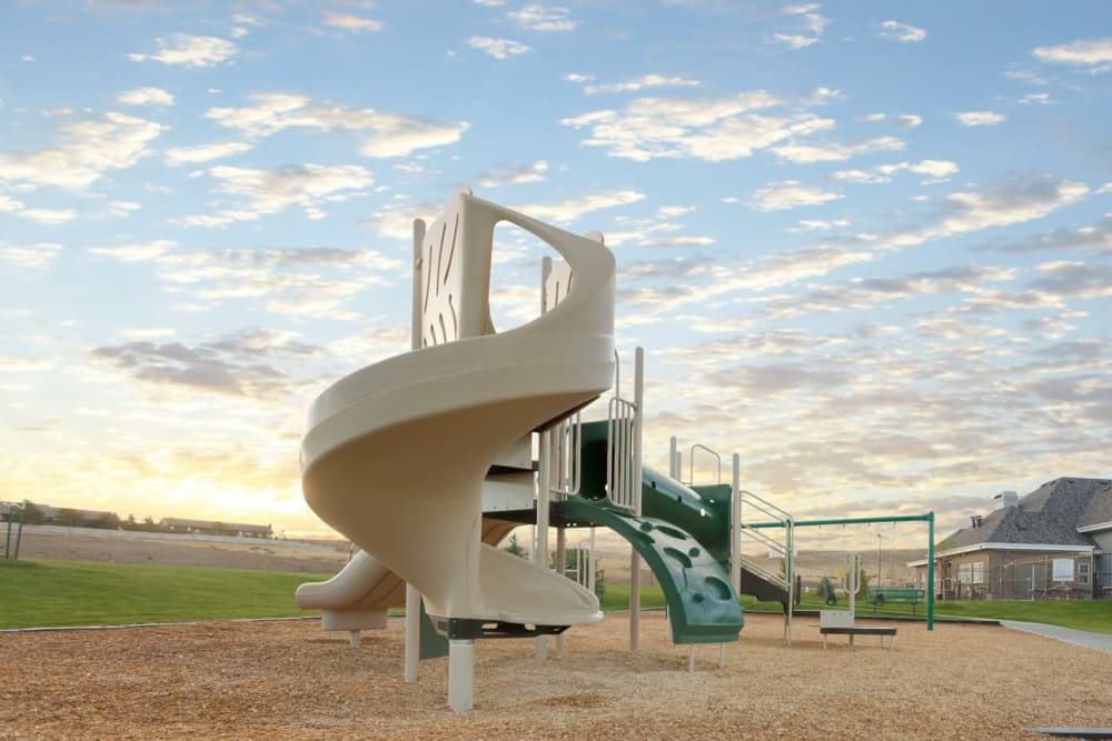 Outdoor playground at The Preserve at Greenway Park in Casper, Wyoming