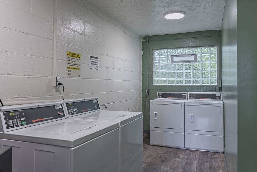 Laundry room at Millcroft Apartments & Townhomes in Milford, Ohio