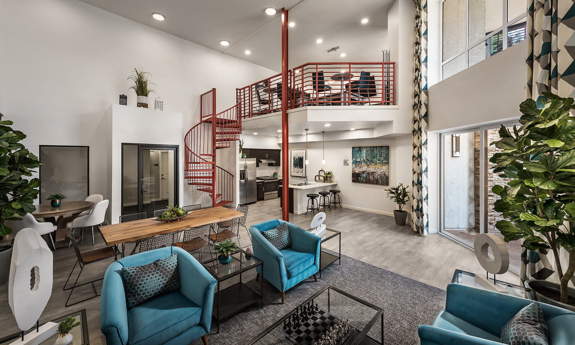 Beautiful seating area at Park Place at Fountain Hills in Fountain Hills, Arizona