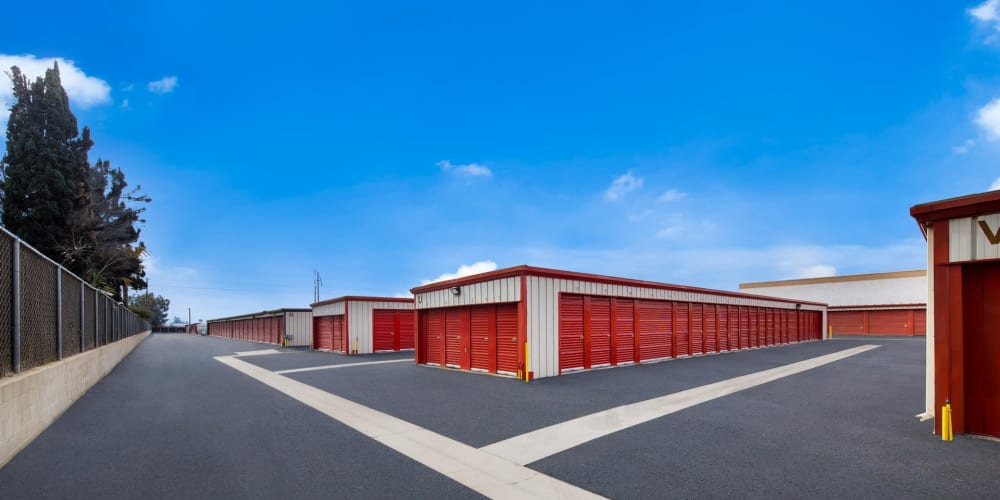 Outdoor units available at StorQuest Self Storage in Bakersfield, California