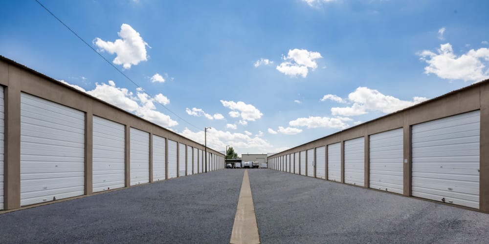 Outdoor storage and RV parking at Security Storage in Sparks, Nevada