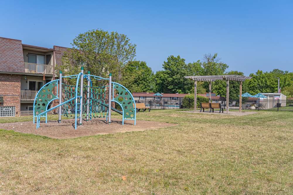 Community playground at Millcroft Apartments & Townhomes in Milford, Ohio
