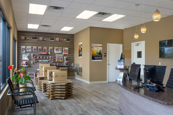 Merchandise at StorQuest Self Storage in Fresno, California