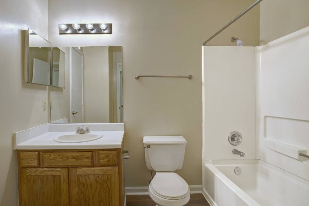 Bathroom with bathtub at Ridgewood at Greenbrier in Greenbrier, Tennessee