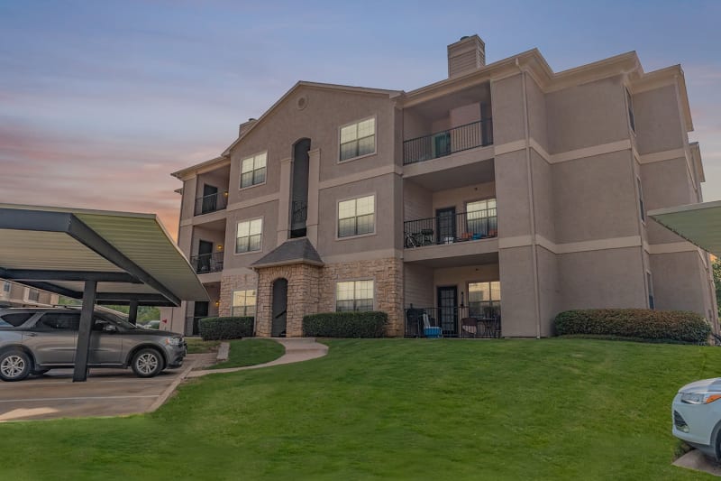 Entrance at The Aidan in Lewisville, Texas