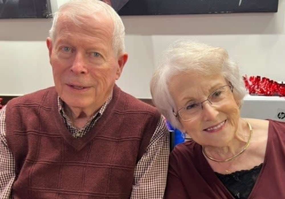 Resident couple in their home at Turners Rock in Springfield, Missouri