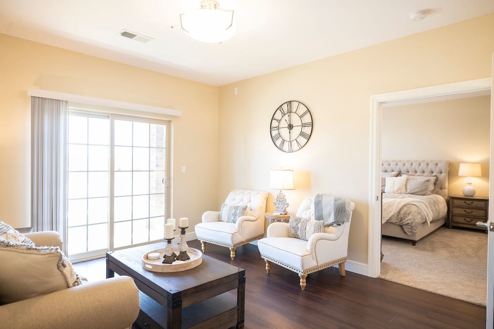 Apartment with lots of natural light at The Township Senior Living in Battlefield, Missouri