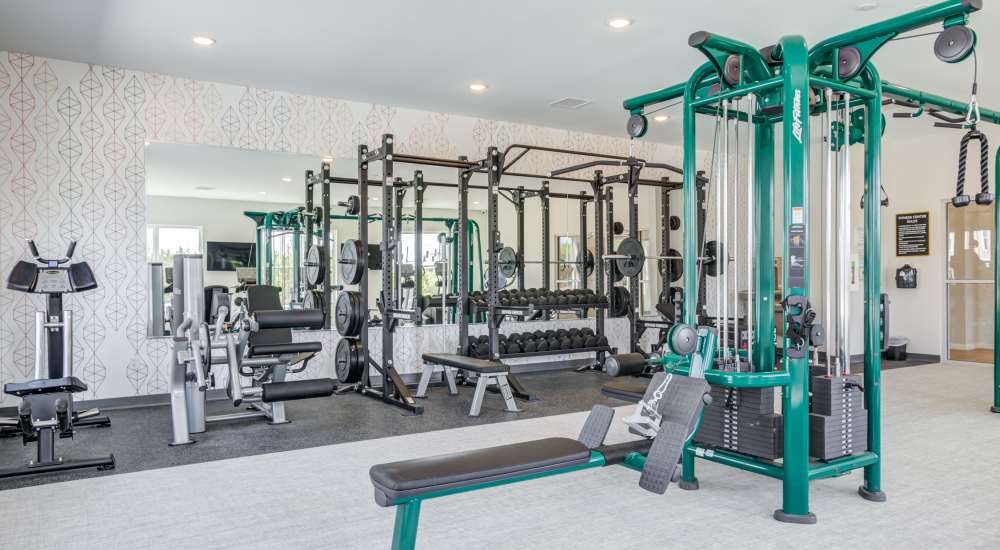 Fitness center at Citrine at Lake St. Louis in Lake Saint Louis, Missouri 