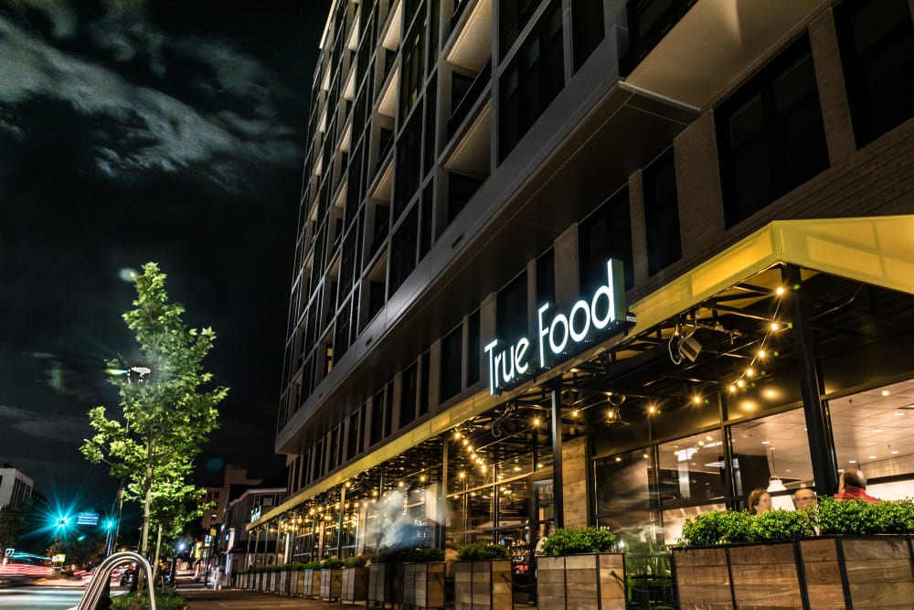 True Food restaurant at Solaire 7077 Woodmont in Bethesda, Maryland