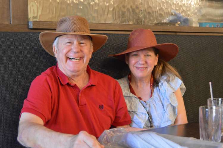 Couple dining at Watermere at Frisco in Frisco, Texas