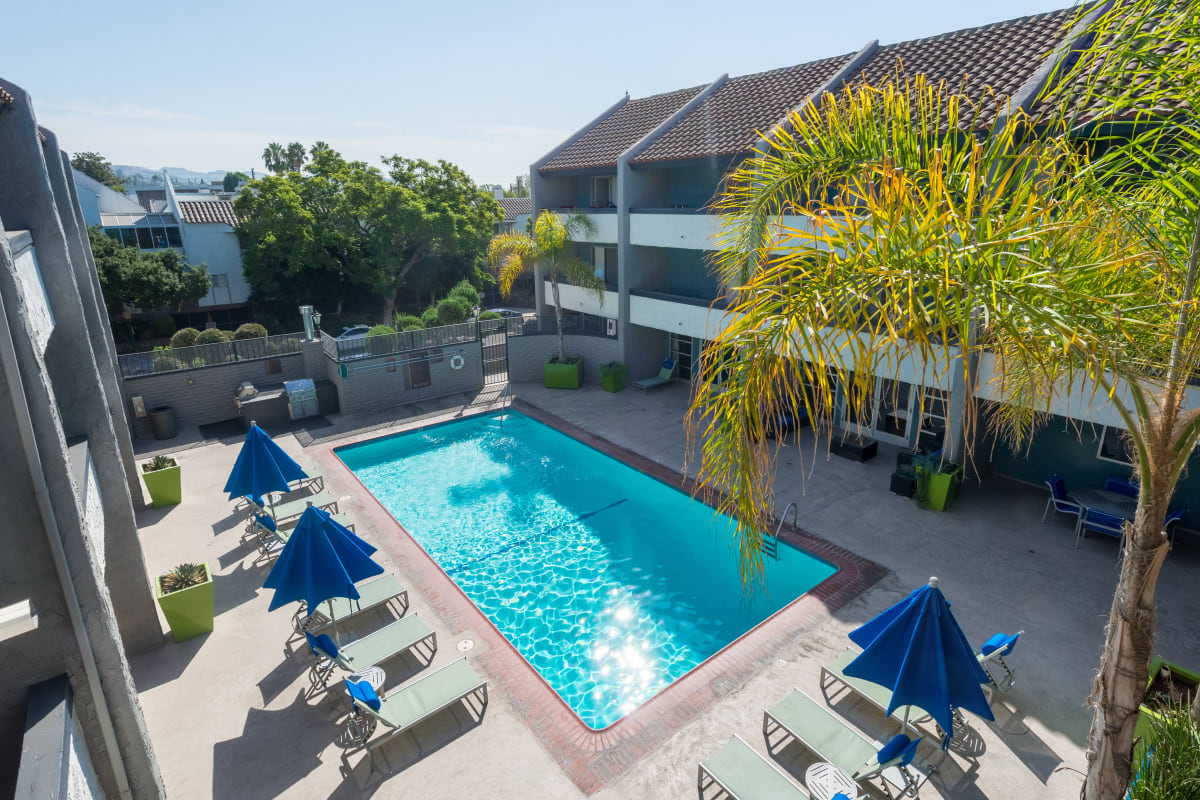 Refreshing pool at The Howard, Glendale, California