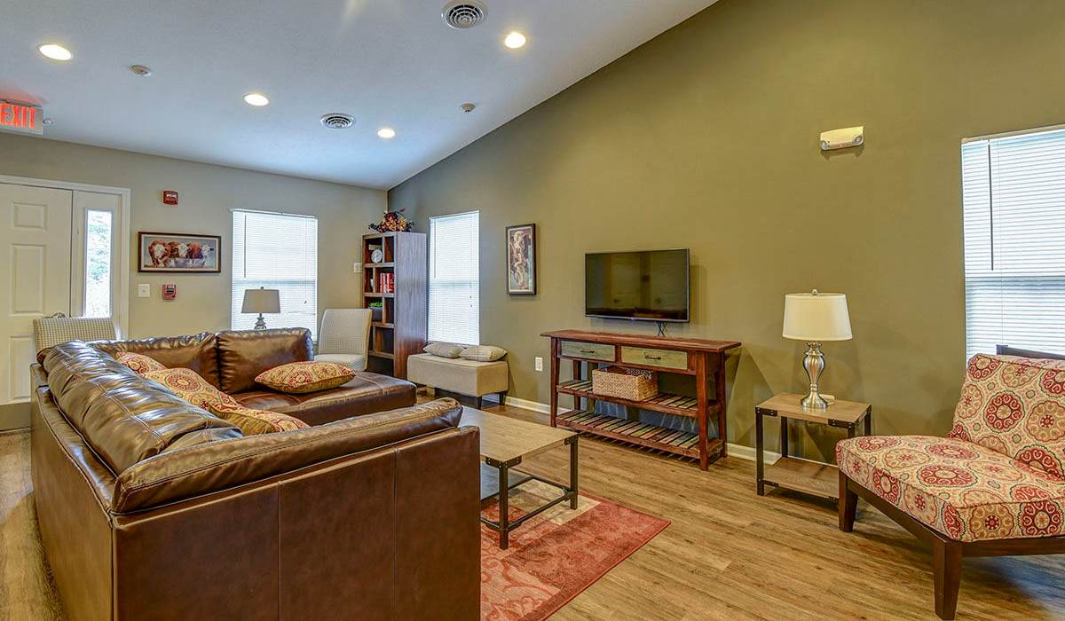 Community common room at Bayridge Greene in Keyser, West Virginia