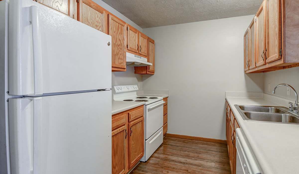 Kitchen at Heathermoor I in Weirton, West Virginia