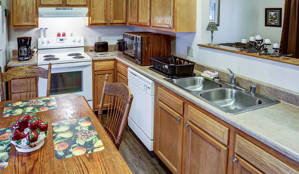 Kitchen at Paint Landing in Stambaugh, Kentucky