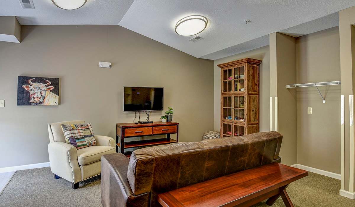 Community room at Oak Valley Gardens in Glenville, West Virginia