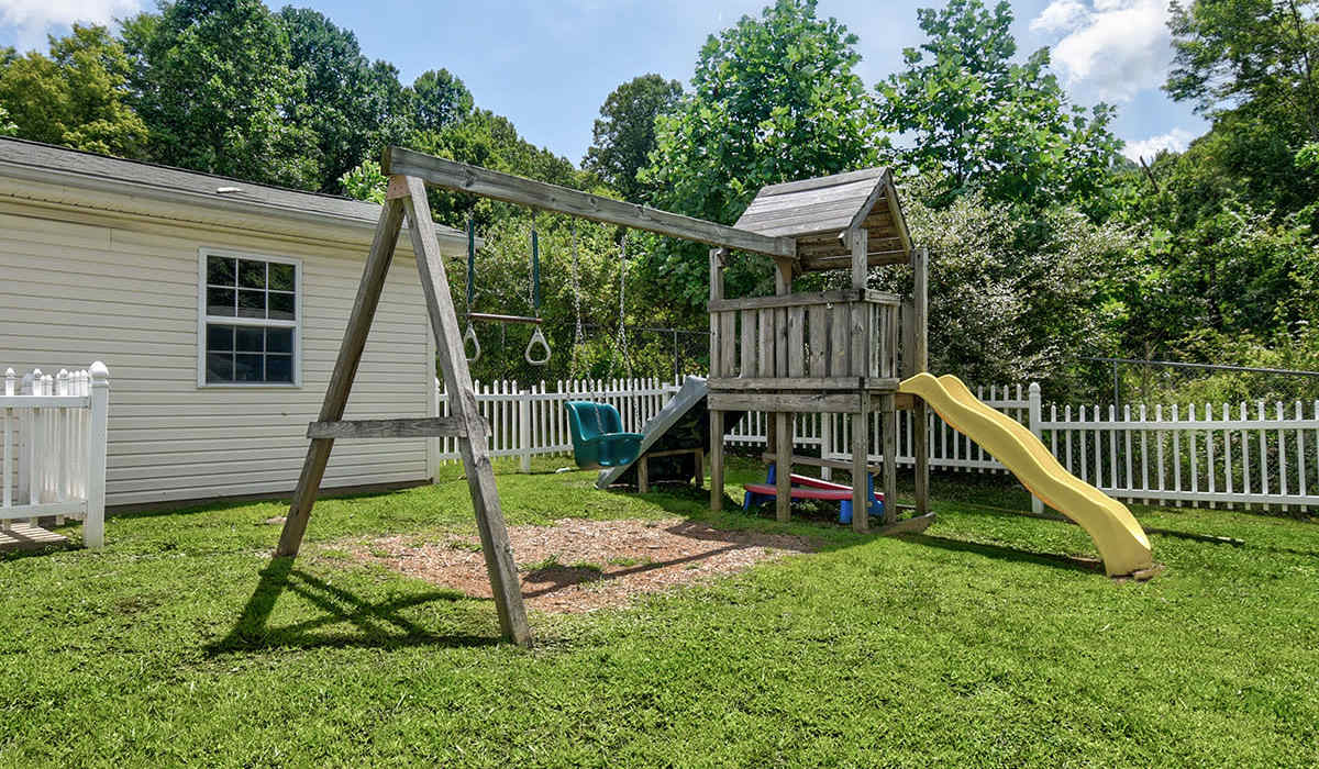 Kids play area at Oakmont Greene I in Mount Hope, West Virginia