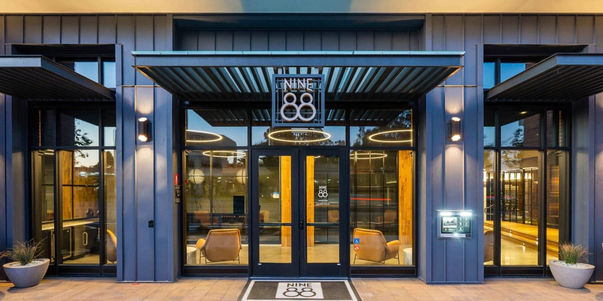 Entrance at Nine 88 in South San Francisco, California
