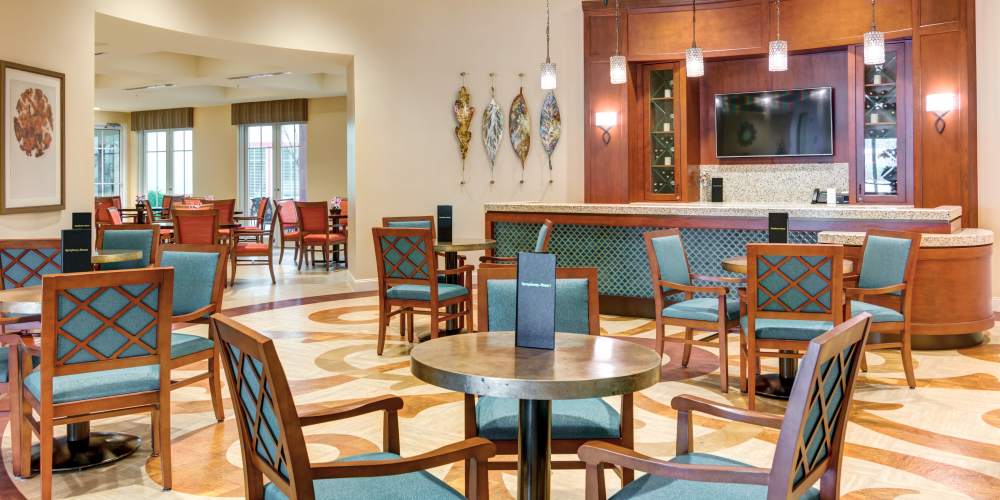 Seating space at Barclay House of Stuart in Stuart,Florida