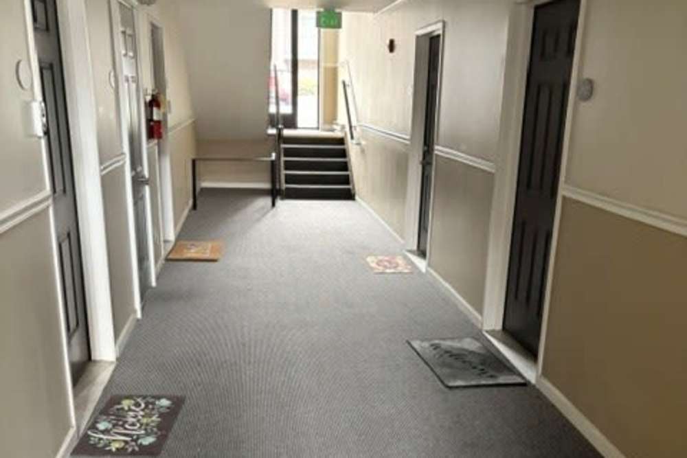 Hallway at Edgewood Group Apartments in Merrillville, Indiana