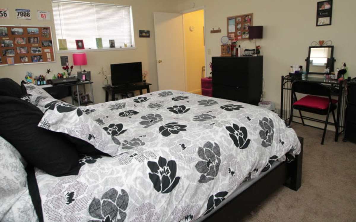 Bedroom at Fleming Creek & Brookside Townhomes in Rochester, New York
