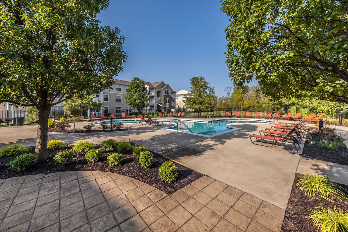 Swimming pool at Summerwood on Towne Line, Indianapolis, Indiana