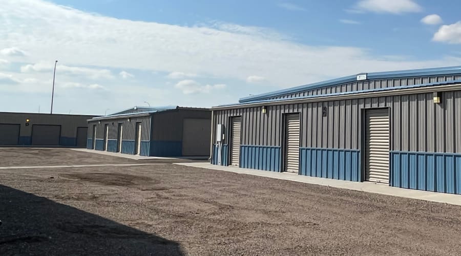 Exterior of outdoor units at KO Storage in Minot, North Dakota