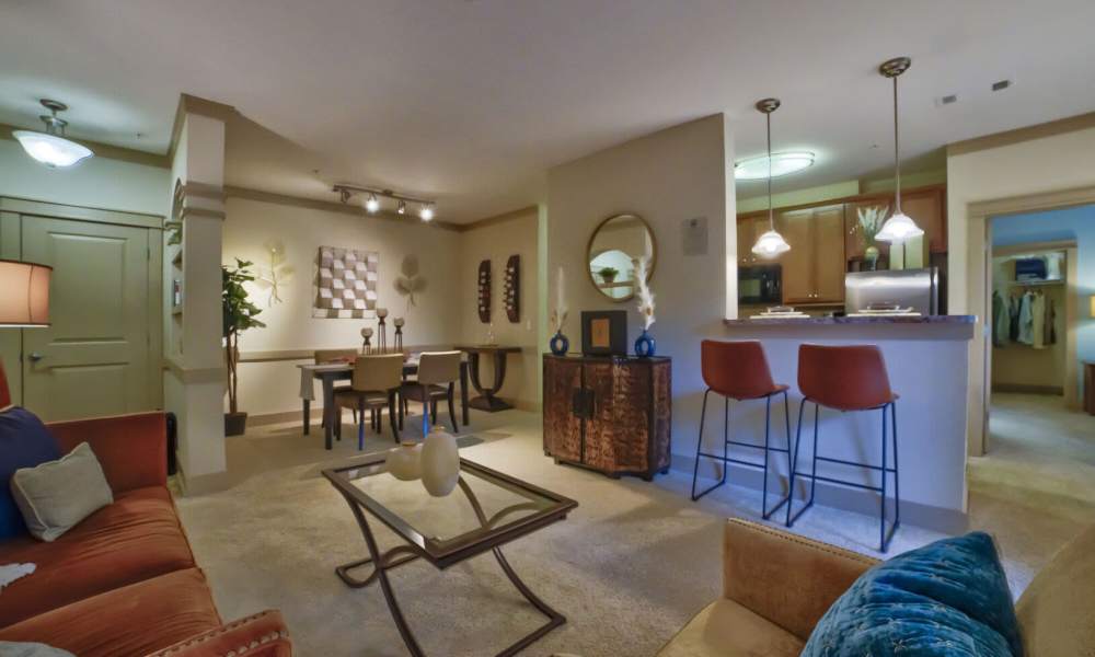 Living space at Avonlea Tributary in Lithia Springs, Georgia