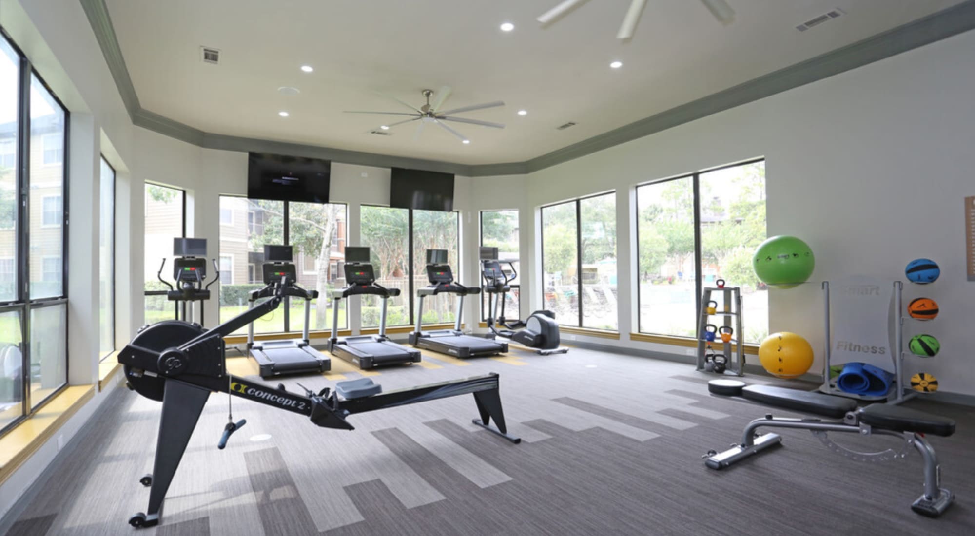 Fitness center at Legacy at Cypress in Cypress, Texas