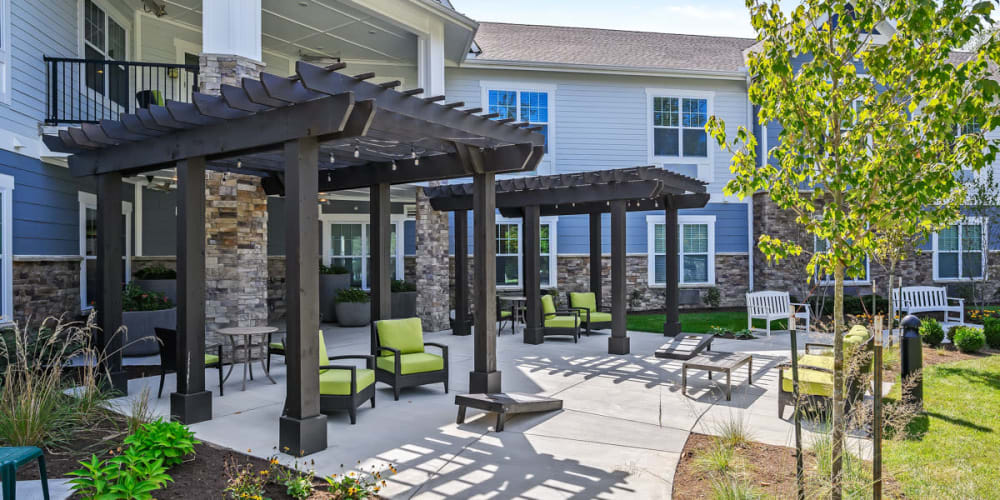 Outdoor lounge area at Anthology of Anderson Township in Cincinnati, Ohio