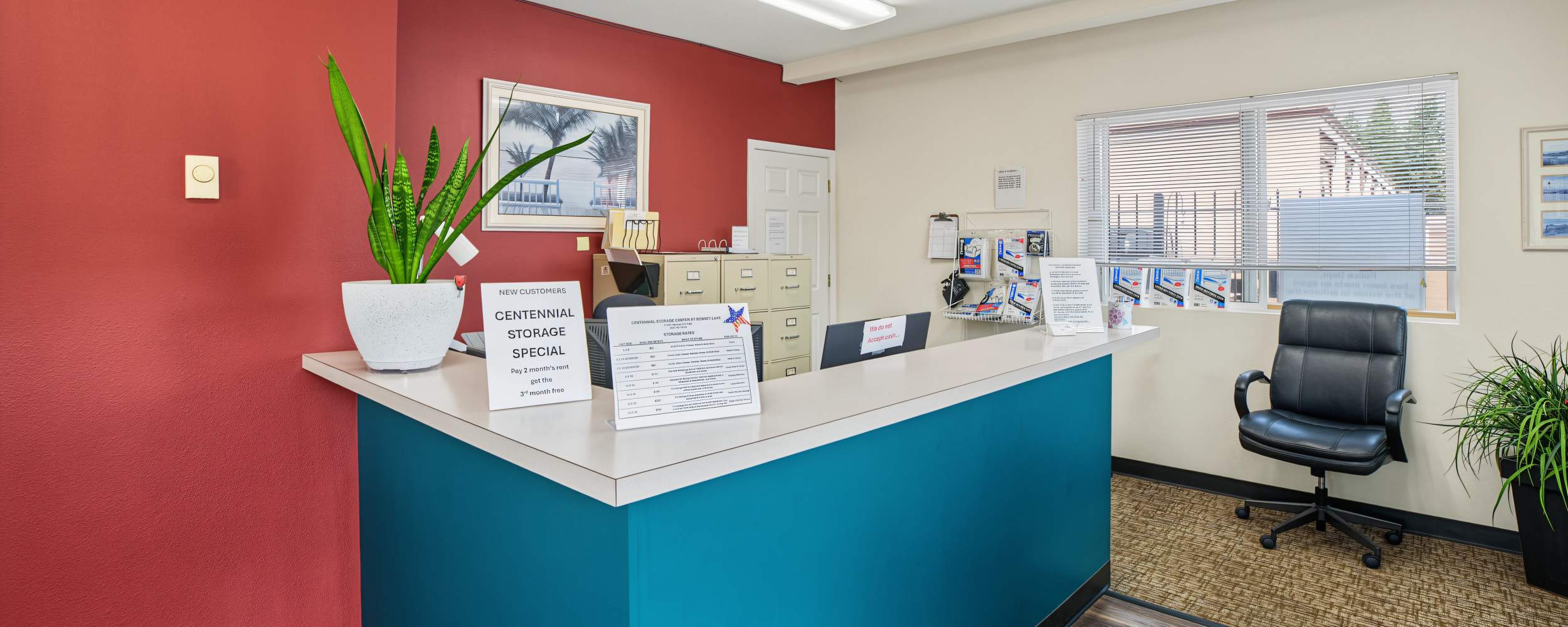 Office at Centennial Storage in Bonney Lake, Washington
