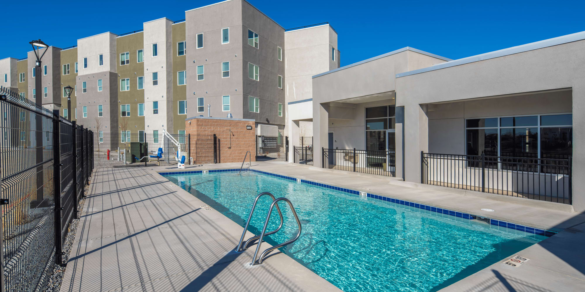 Swimming Pool at Casa de Encantada Senior Apartments in Rio Rancho, New Mexico
