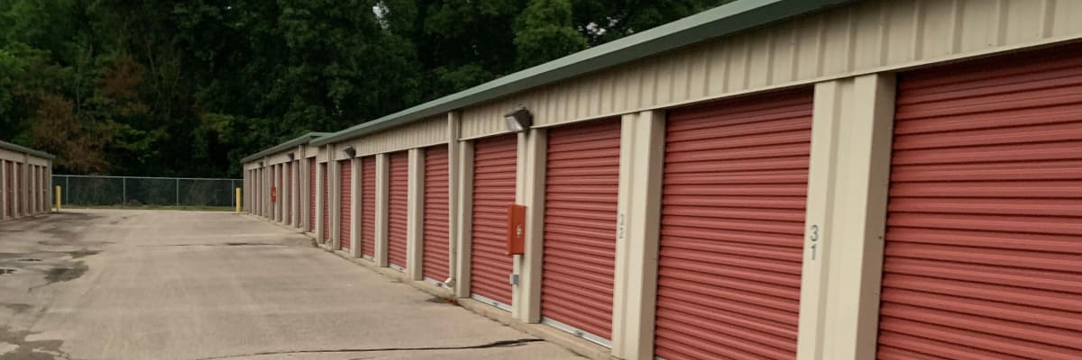 Unit size guide from KO Storage in Tipp City, Ohio
