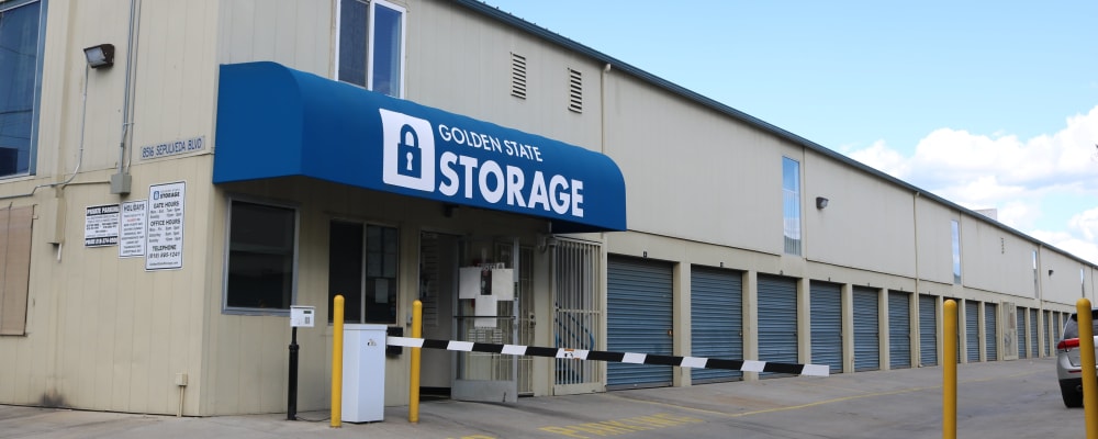 The front office at Golden State Storage - Sepulveda in North Hills, California